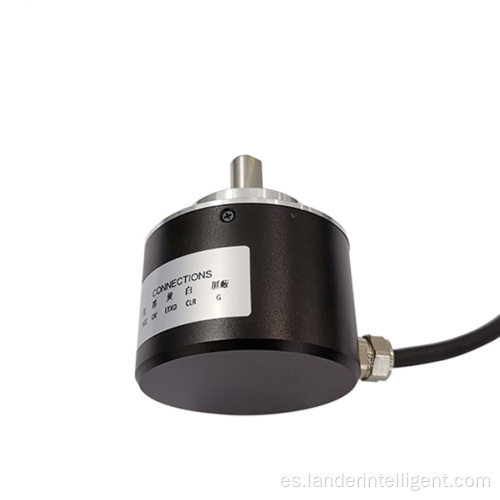 Codificador óptico rotatorio RS485 de 16 bits con eje de 10 mm